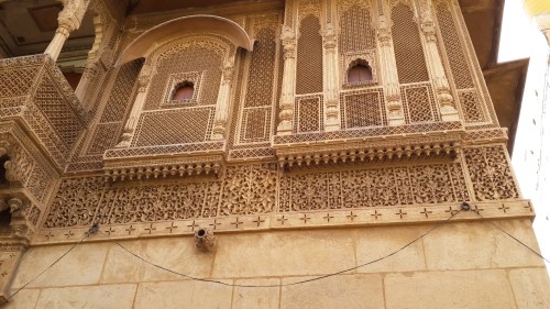 Magnificently carved stonework on every street and corner