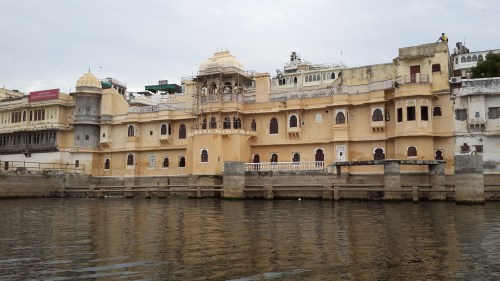 More palaces and bathing ghats along the lakeshore...