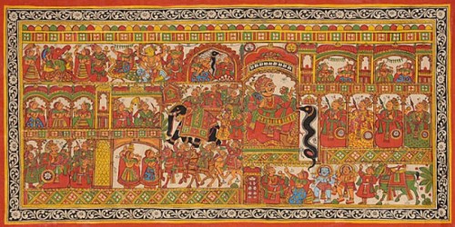 The Phad: Image courtesy Rajasthan Textiles