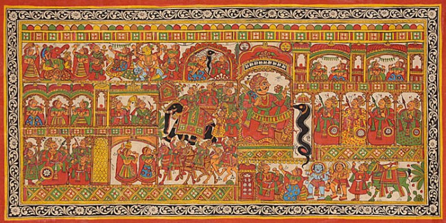 The Phad: Image courtesy Rajasthan Textiles