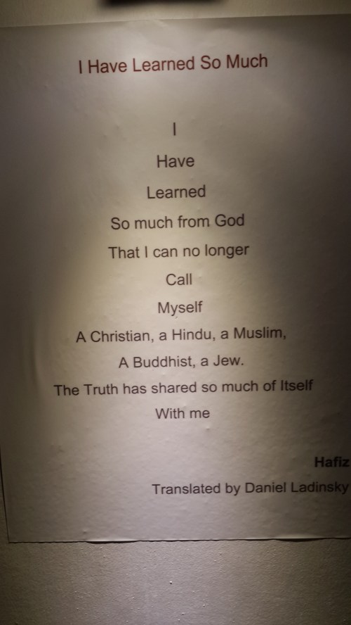 Translation from the Persian of a framed script in a South Indian Muslim household, around 1914